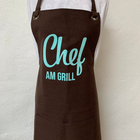 Schürze "Chef am Grill" / Tablier