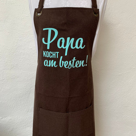 Schürze "Papa kocht am besten" / Tablier