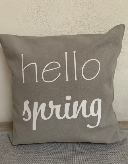 Kissen "Hello Spring" / Coussin "Hello Spring"