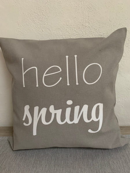 Kissen "Hello Spring" / Coussin "Hello Spring"