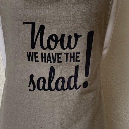 Schürze "Now we have the salad"  / Tablier