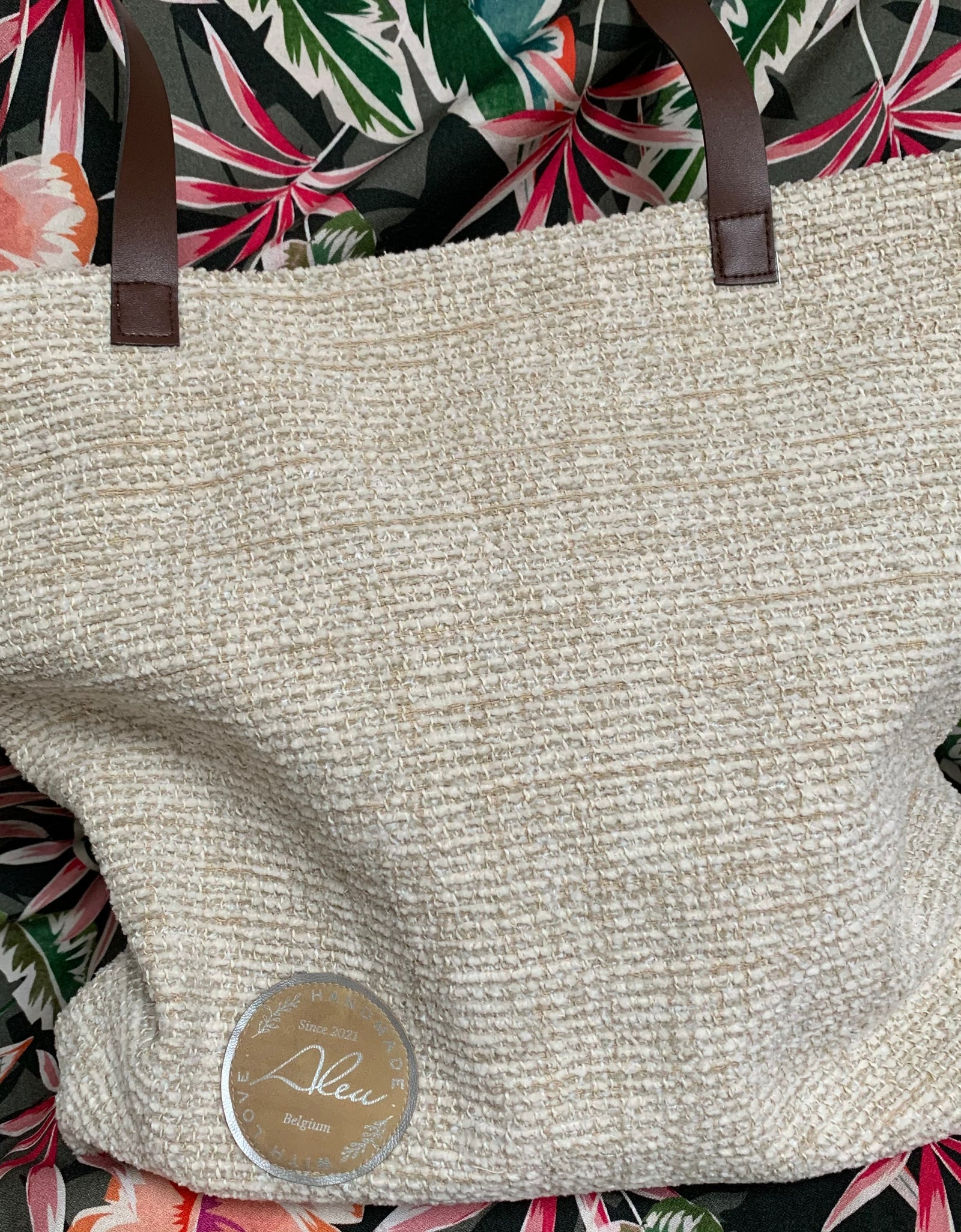 Vintagetasche "Bea" beige / Sac vintage "Béa" beige