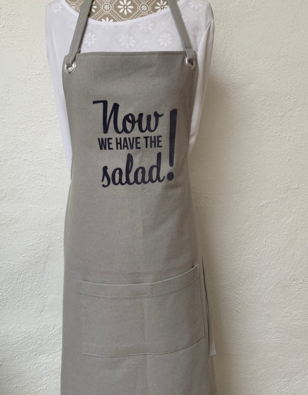 Schürze "Now we have the salad"  / Tablier